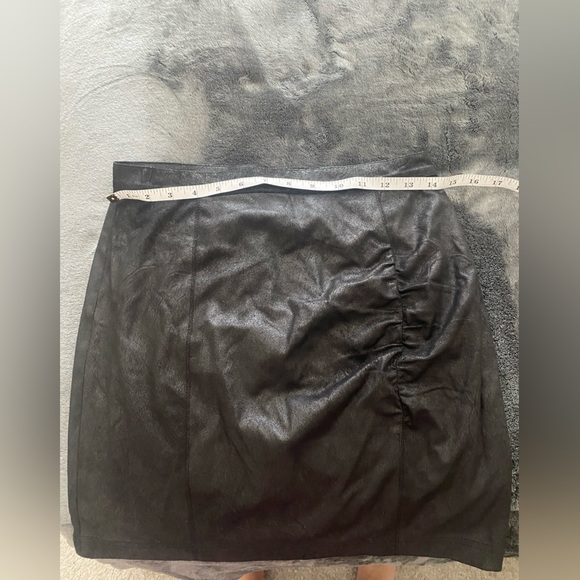 Suede Free People High Waisted Mini Skirt - Picture 4 of 6